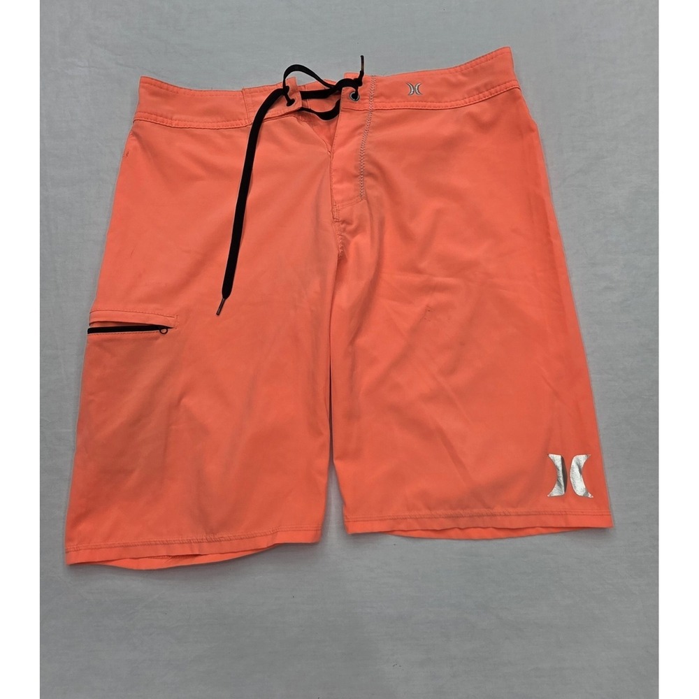 Hurley Phantom Men's Orange Board‎ Shorts Size 32